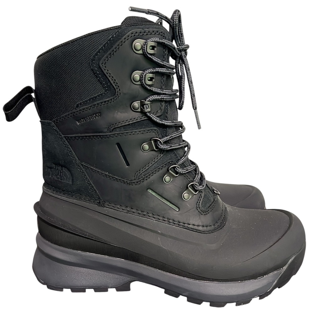 The North Face Chilkat V 400 Waterproof Winter Boots Mens 9.5 Black NF0A5LVZ
